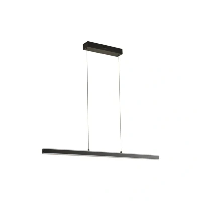 Abbildung von Lucande LED Hängeleuchte Pendolo, schwarz, Aluminium, 120 cm