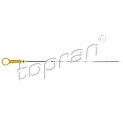 Abbildung von TOPRAN 702 388 Ölmeßstab mit Dichtung gelb Kunststoff RENAULT: Captur, MEGANE 3 Schrägheck, Grandtour, DACIA: Duster SUV, Lodgy, II