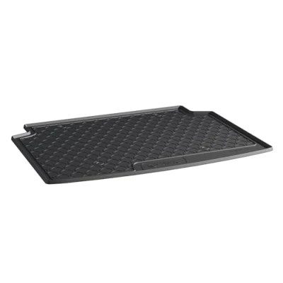 Abbildung von AROBA GL1662 Design Kofferraumwanne kompatibel mit Peugeot 308 Schrägheck ab BJ. 01.2021&gt; Kofferraummatte passgenau erhöhtem Rand Farbe schwarz