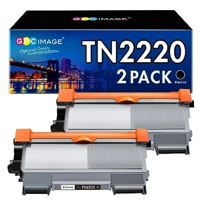 Abbildung von GPC IMAGE TN2220 TN 2220 Toner Kompatible für Brother 2010 TN2010 MFC 7360N HL 2130 FAX 2840 2250DN DCP 7055 7460DN 7055W 2240 2270DW 7860DW (2er Pack)