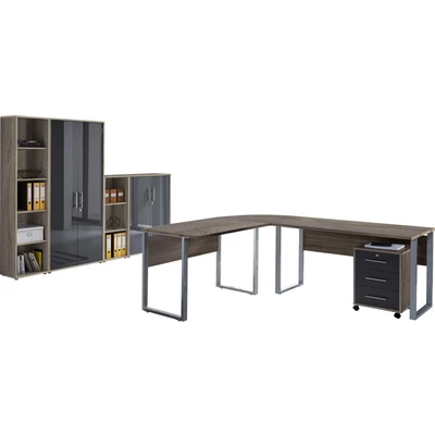 Abbildung von BMG Möbel Büromöbel Set &quot;Tabor Office&quot;, (Set, 8 tlg.)