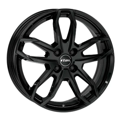 Abbildung von RIAL 4 loch 16Zoll 100mm Alufelge Lucca schwarz LUC65646L62 6 Felge