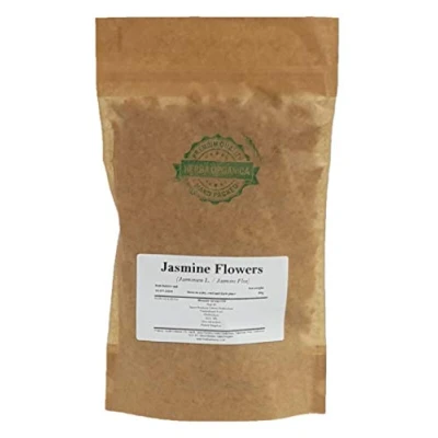 Abbildung von Jasmin Blumen / Jasminum Officinale L Jasmine Flowers # Herba Organica Echte Jasmin, Gewöhnliche (50g)