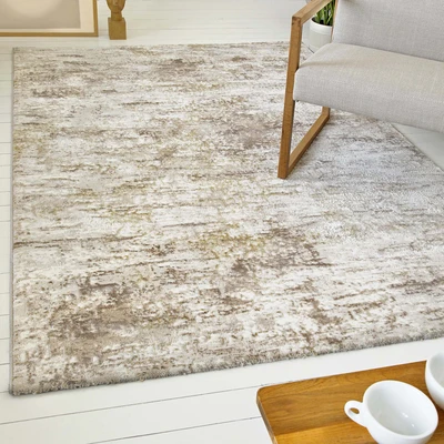 Abbildung von my home Teppich &quot;Aeliana&quot;, rechteckig, 12 mm Höhe, Kurzflor, weiche Oberfläche, Skandi, Wohnzimmer, Schlafzimmer
