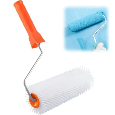Abbildung von YOYEAH Entlüftungswalze für ausgleichsmasse 23 cm Stachellänge 30 mm Entlüftungsrolle und Stachelwalze Bodenbeläge. (30 mm)