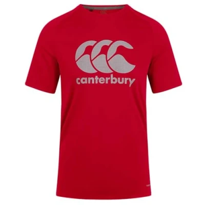 Abbildung von Canterbury Men&#039;s Vapodri Poly Tee Flag Red, Large