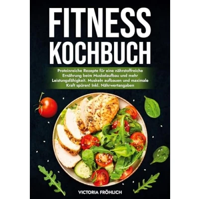 Abbildung von Fitness Kochbuch: Proteinreiche Rezepte für eine nährstoffreiche Ernährung beim Muskelaufbau und mehr Leistungsfähigkeit. Muskeln aufbauen maximale Kraft spüren! Inkl. Nährwertangaben