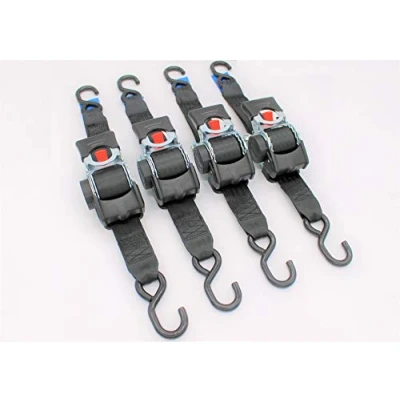 Abbildung von 4 Stück Automatik Zurrgurt Spanngurt mit S Haken 3,0m x 50 mm 750/1500 daN
