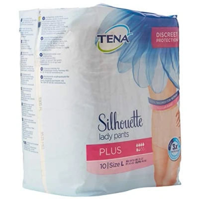 Abbildung von Tena Silhouette Plus 1xunterw.taillenhoch L creme