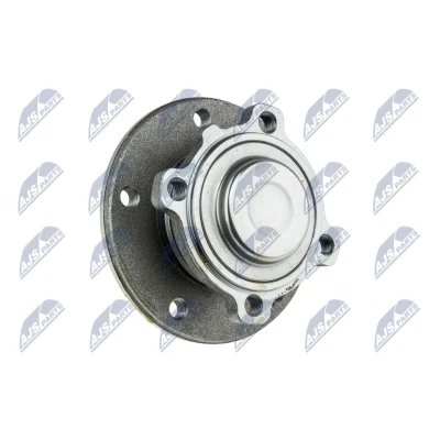 Abbildung von NTY KLP BM 014 Radlagersatz Vorderachse, Vorderachse links, rechts mit Radnabe, integriertem ABS Sensor BMW: 3 Limousine, Touring