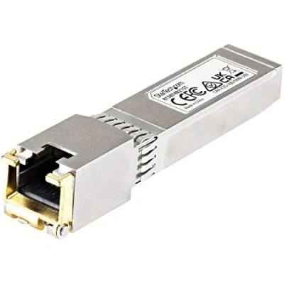 Abbildung von StarTech.com HP 813874 B21 kompatibles SFP+ Transceiver Modul 10GBase T MSA konform RJ45 30m mit CAT6a