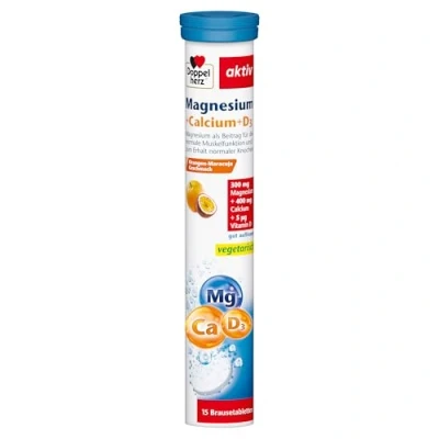 Abbildung von Doppelherz Magnesium + Calcium D3 Brausetabletten