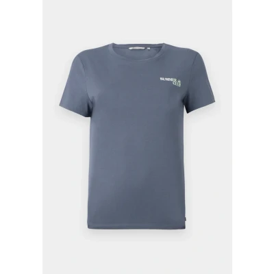 Abbildung von TOM Tailor Denim Basic Tshirt basic, Damen, Größe: XXL, Foggy ocean blue