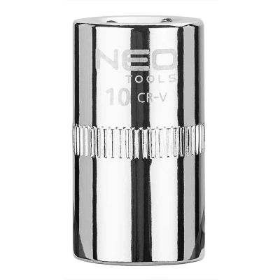 Abbildung von NEO TOOLS 08 228 Steckschlüsseleinsatz 1/4 3124 10 mm Chrom Vanadium Stahl SuperLock