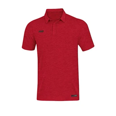 Abbildung von JAKO Fussball Premium Basics Poloshirt, Herren, Größe: Large, Rot