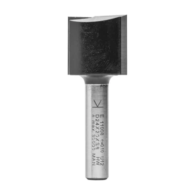Abbildung von ENT 11008 Nutfräser HW, Schaft (S) 8 mm, Durchmesser (D) 24 NL 20 SL 32 GL 52 mit HW Grundschneide