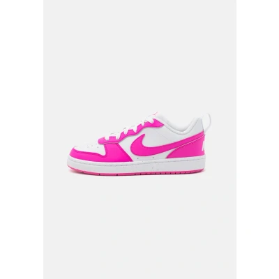 Abbildung von NIKE Court Borough Low Recraft Sneaker, White/Laser Fuchsia, 36 EU