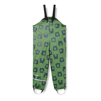 Abbildung von CareTec Kinder Regenlatzhose mit Fleecefutter, Elm Green (906), 86