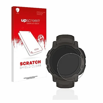 Abbildung von upscreen Schutzfolie für Garmin Instinct 2/2 Solar Kristall klar, Kratzschutz, Anti Fingerprint