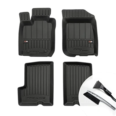 Abbildung von moto MOLTICO 3D Gummimatten Auto Fußmatten Gummi Automatten 4 teilig Set passend für Dacia Duster I 2010 2018