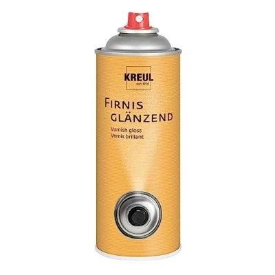 Abbildung von Kreul Bastelkleber Sprühfirnis Acryl &amp; Öl, 400 ml