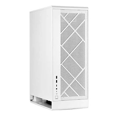 Abbildung von SilverStone Technology ALTA G1M, Weiß, Micro ATX Tower mit Design Kamineffekt, 180mm x 1 Air Penetrator Lüfter enthalten, SST ALG1MW