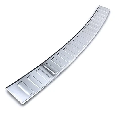 Abbildung von teileplus24 AL174 Ladekantenschutz Aluminium kompatibel mit VW Caddy 5 2020 , Farbe:Silber