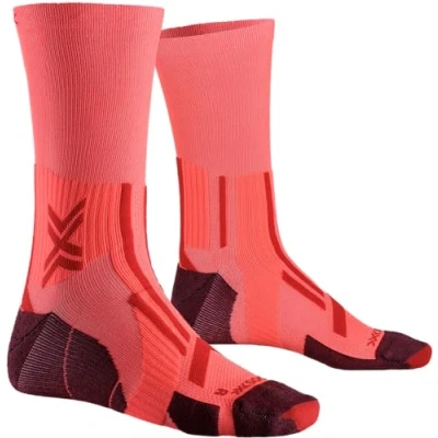 Abbildung von X Socks Run Perform Crew Trailrun Laufsocke Rot Mann Grösse 35 38