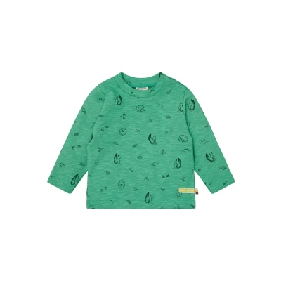 Abbildung von loud + proud Langarmshirt für Kinder, Größe: 110/116, Plant