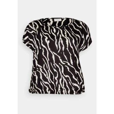 Abbildung von Kaffe Curve Sonna Stanley Tshirt print black, Damen, Größe: 44, Black