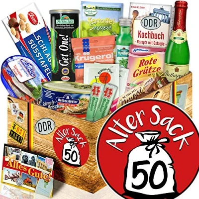 Abbildung von Alter Sack 50 ++ Spezialitäten Ossi Set Geburtstagsgeschenk Mann