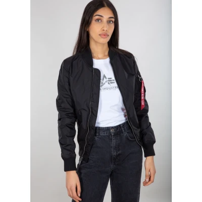 Abbildung von Alpha Industries MA1 TT WMN Bomberjacke, Damen, Größe: Large, Black