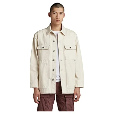 Abbildung von G Star Chore Jeansjacke, Herren, Größe: Large, Ecru