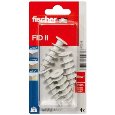 Abbildung von Fischer Dübel Set FID II Dämmstoffdübel 50 mm 570348 4 St.