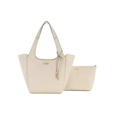Abbildung von Guess Helina TOTE SET Handtasche, Damen, Größe: One Size, Bone