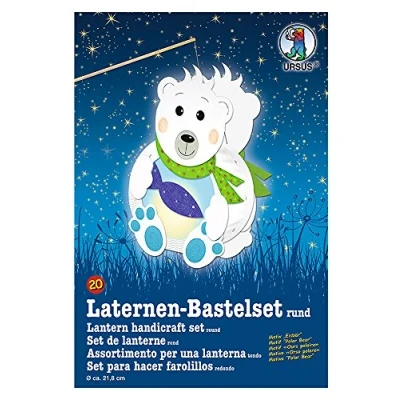 Abbildung von URSUS Ludwig Bähr Umzugslaterne Laternen Bastelset &quot;Eisbär&quot;