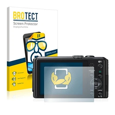 Abbildung von BROTECT (2 Stück Schutzfolie für Panasonic Lumix DMC TZ41 Displayschutz Folie Ultra Klar