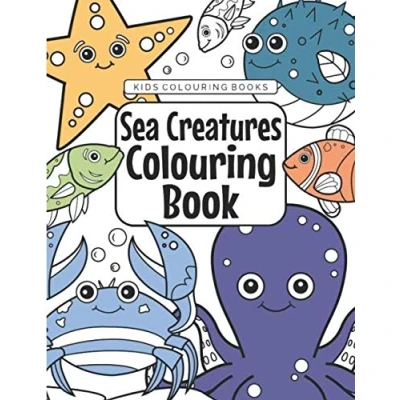 Abbildung von Kids Colouring Books Sea Creatures Book: For Aged 3 8