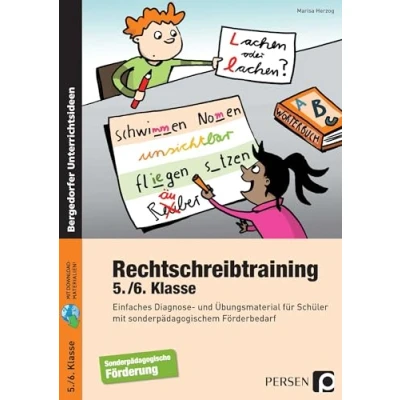Abbildung von Rechtschreibtraining 5./6. Klasse: Einfaches Diagnose und Übungsmaterial für Schüler mit sonderpädagogischem Förderbedarf