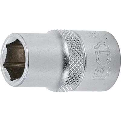 Abbildung von BGS 2913 Steckschlüssel Einsatz Sechskant 12,5 mm (1/2&quot;) SW 13 CV Stahl Stecknuss