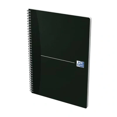 Abbildung von Oxford Office 100100759 Schulheft Smart Black, A4, 180 Seiten, schwarz, 5 er Pack, sortiert
