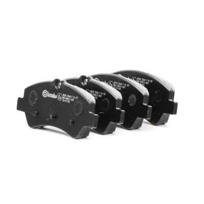 Abbildung von BREMBO P 24 187 Bremsbelagsatz inkl. Verschleißwarnkontakt mit Bremssattelschrauben Zubehör FORD: Tourneo Custom V362 Bus, Transit Bus