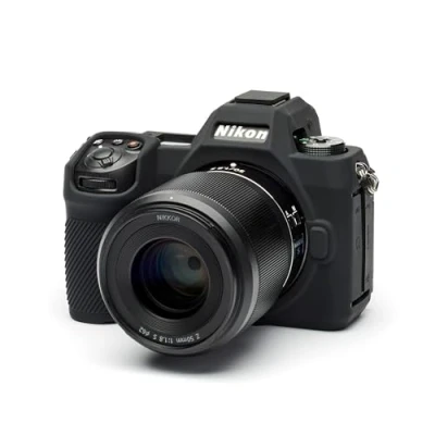 Abbildung von easyCover Silikon Kameratasche Schutz für Ihre Kamera Nikon Z6III Schwarz