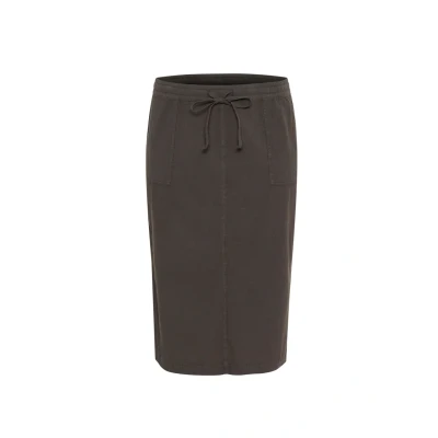 Abbildung von Kaffe Curve LIAH Alinienrock, Damen, Größe: 50, Black oyster