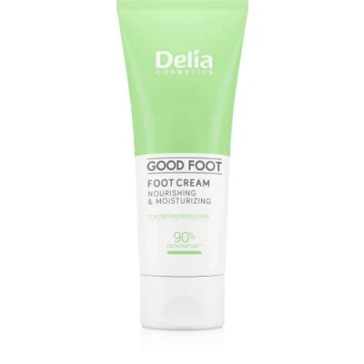 Abbildung von Delia Cosmetics Good Foot Pflegende Fußcreme Feuchtigkeit, Pflege und Regeneration Trockene raue Fußhaut Sojaöl, Sheabutter, Lanolin, Allantoin, Pfefferminz Extrakt 100ml