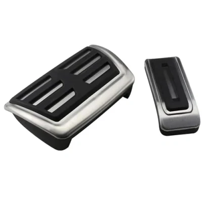Abbildung von Bremspedal Für VW Multivan T5 T6 Caravelle Edelstahl Auto Pedale Kit Gas Schutz Abdeckung Bremspedal(AT)