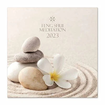 Abbildung von Grupo Erik Wandkalender 2023, Feng Shui Meditation 16 Monate, Kalender zum Aufhängen von September bis Dezember, 2023 Wandkalender, Familienkalender offizielle Lizenz, FSC zertifiziert