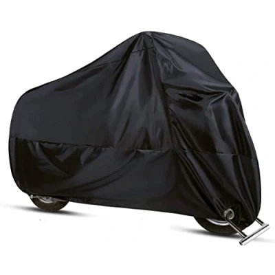 Abbildung von ANFTOP Winterfest Motorradabdeckung, Motorrad Abdeckplane Motorradgarage Wasserdicht 210D Dicker Stoff Schutzhülle Motorradplanen 4XL XXXXL