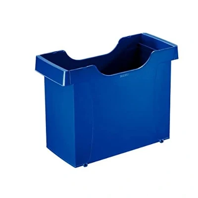 Abbildung von Leitz Hängemappenbox Uni Box A4, Für bis zu 20 gefüllte A4 Hängemappen, Blau, Plus Serie, 19080035