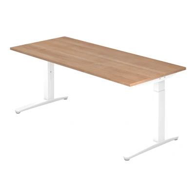 Abbildung von Hammerbacher Schreibtisch XB19 Nussbaum/Weiß
